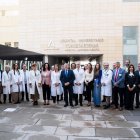 Foto de familia en el Hospital Universitario Torrecárdenas.