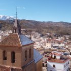 Tejados nevados en Abrucena