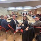 La vicesecretaria general del PSOE andaluz, María Márquez, en la sede de su partido en Almería