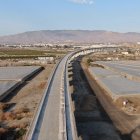 Obras del AVE entre Almería y Murcia.