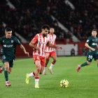 El futbolista catalán en el partido del sábado ante el Huesca de Bolo.