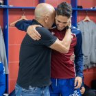 Claudio Barragán en el banquillo y fidel en el campo dirigen al Eldense.
