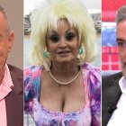 Víctor Sandoval, Aramís Fuster y Kiko Hernández.