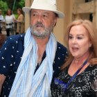 Fedra Lorente y su marido, Miguel Morales.