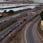 Desvío de la A-7 en el término municipal de Vícar.