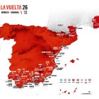 Mapa de La Vuelta 2026, con cinco etapas para los aficionados al ciclismo de Almería.