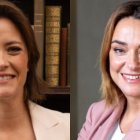 Las presentadoras María Casado y Toñi Moreno.