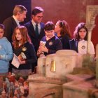 El alcalde ejidense, Rafael Góngora, en el Belén Monumental.