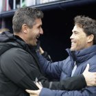 Rubi lleva fenomenal ser el embajador del Almería haciendo amigos por los campos.