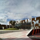 Vista exterior del centro de salud de Vélez-Rubio.