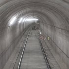 Túnel de Viator correspondiente a las obras de la Alta Velocidad