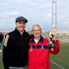 Pepe Jurado en uno de los días más felices de su vida junto a Diego Macgregor.