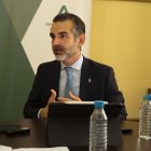 Ramón Fernández-Pacheco, durante la entrevista.