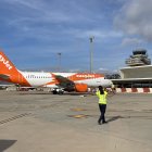 Vuelo de easyJet en el Aeropuerto de Almería.