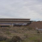 Construcción de uno de los viaductos de la conexión entre la A7 y la A92