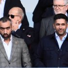 Mohamed El Assy y Mohammed Al-Khereiji asisten a la caída del Almería.