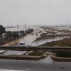 Inundaciones en carreteras del Poniente almeriense.