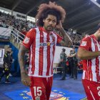 Aridane en el partido ante el Lorca de la Copa del Rey.