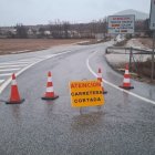 Primera carretera cortada en la provincia de Almería