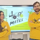 Carmen Esparcia, responsable de los vídeos explicativos y Diego Alonso, creador del Tour de Mates.