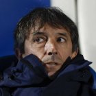 Pacheta soportando el frío climatológico y el deportivo en Leganés.