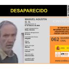 Cartel del Centro Nacional de Personas Desaparecidas.