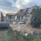 Demolición de una de las viviendas afectadas