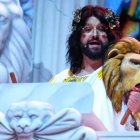 Manu Sánchez durante el pregón de los Carnavales de Cádiz