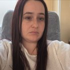 Cristina Guzmán Gómez durante su espera.