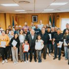 Fotografía de familia de los beneficiarios de la subvención en Deporte y Tiempo Libre.