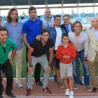 Sergio Pardo, Ángel Férez, Jaime, Alberto Benito, Julián, Fernando Soriano, Ángel Trujillo, Esteban y su hijo menor, Jesús Verdejo, Miguel Ángel Corona, Luis Guillén y Manolo García en 2014.