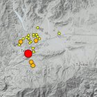 Enjambre de terremotos de los últimos días con epicentro en Tabernas