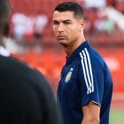 Cristiano Ronaldo en el Estadio de los Juegos Mediterráneos como jugador del Al-Nassr.