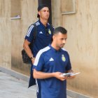 La llegada de Cristiano Ronaldo al Hotel Envía Almería Spa & Golf con el Al-Nassr.