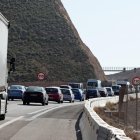 Imagen de archivo de colas en la Autovía A-7 a su paso por Almería.