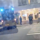 Los servicios sanitarios en el lugar de los hechos, en Olula del Río.