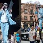 La falla instalada ya en Valencia del artista laujareño David Ruiz.