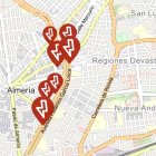 Imagen de la cantidad de incidencias registradas en Almería durante esta madrugada.