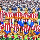 Once del Almería que inauguró el Franco Navarro en agosto de 1976: Artero, Pino, Mantecón, Español, Alfonso, Hierro, Rojas, Polo, Cruz Carrascosa, Montero y Garrido.