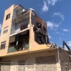 Demolición del edificio de la calle Almanzor