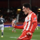 Sergio Arribas no para de celebrar goles con la camiseta del Almería.