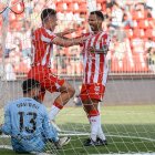 Jonathan Viera en su último partido en el Mediterráneo ante el Cádiz (6-1).