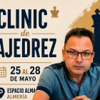 El ‘Clinic de Ajedrez’ se desarrollará del 25 al 28 de mayo, en horario de 18:00 a 20:00 horas, en Espacio Alma.