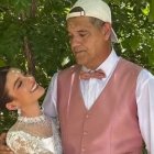 Frank Cuesta y Paloma Ramón el día de su boda.