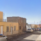 Calle Jábega, donde ocurrió el suceso la madrugada del sábado.
