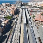 Obras del soterramiento en Almería