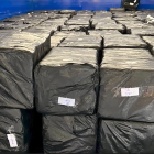 Cargamento de cocaína incautado en El Ejido.