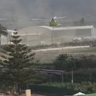 Imagen del helicóptero en el municipio de Cuevas del Almanzora.