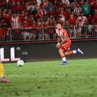 Nico Melamed fue decisivo en la victoria del Almería frente al Castellón.