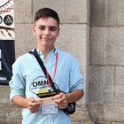 Rubén Romero, uno de los 5 ganadores en la categoría de 2º de ESO de las Olimpiadas de Matemáticas